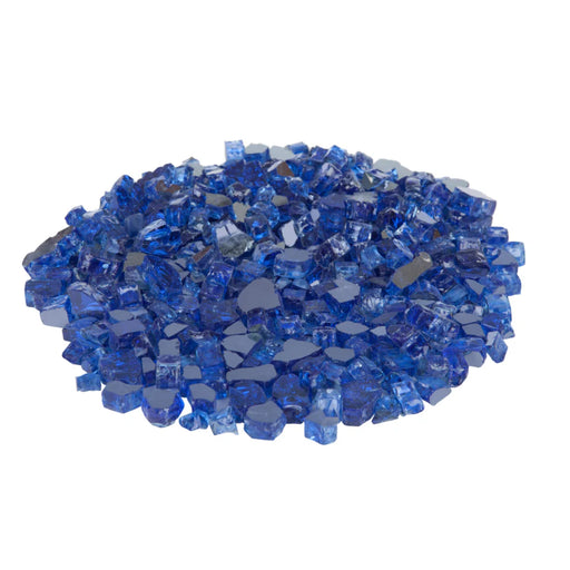 Well Traveled Living Sapphire Blue Reflective Fire Glass | GW STORE