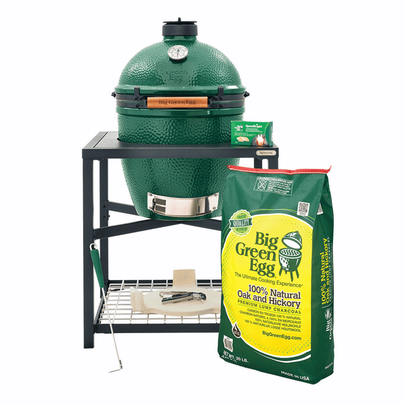 Big Green Egg Large Charcoal Grill in Modular Nest Package