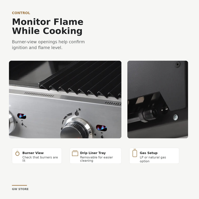 Bosca Block 1000 Built-In Gas Grill | GW STORE