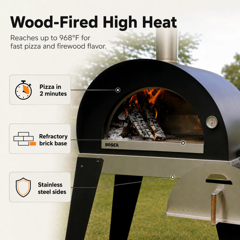 Bosca Nahuen 41 Inch Outdoor Wood Fired Pizza Oven | Buy at GW Bosca Nahuen 41 Inch Outdoor Wood Fired Pizza Oven | Buy at GW