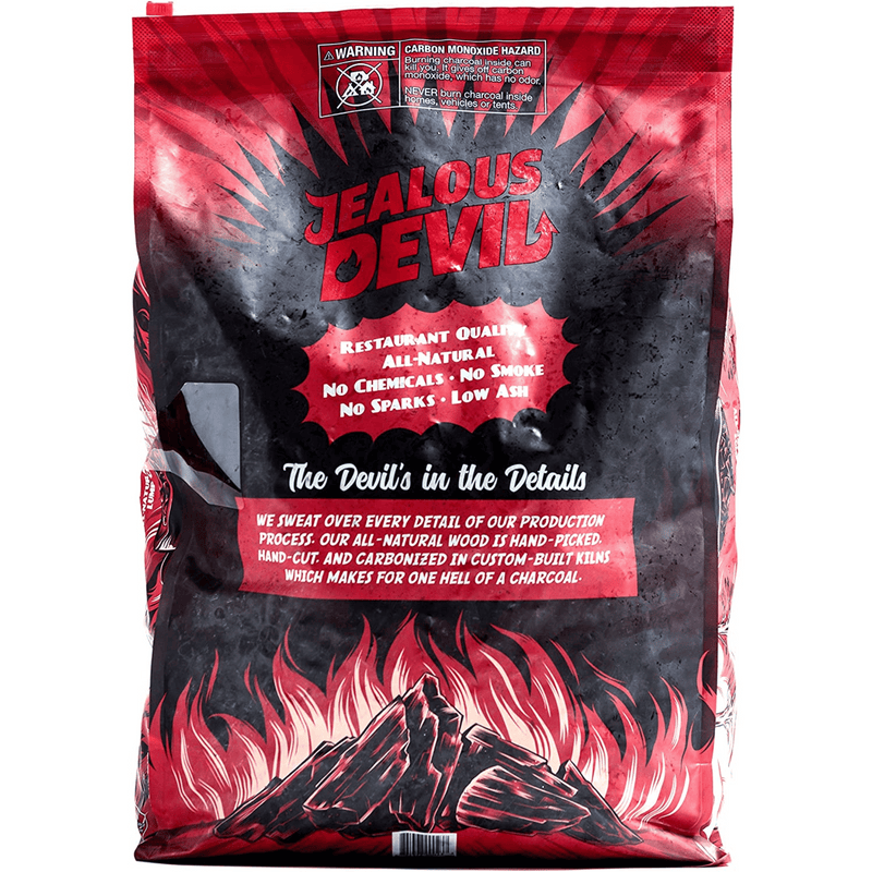 Jealous Devil All Natural Premium Hardwood XL Lump Charcoal - 20 Lbs