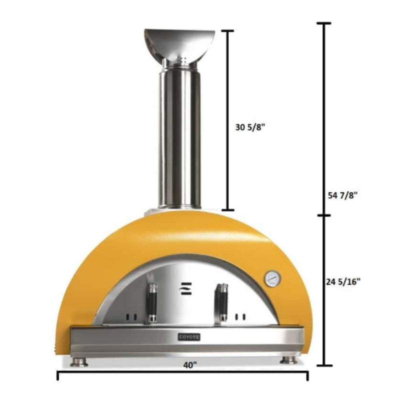 Coyote DUOMO Wood-Fired Pizza Oven with 4pc Toolkit Included