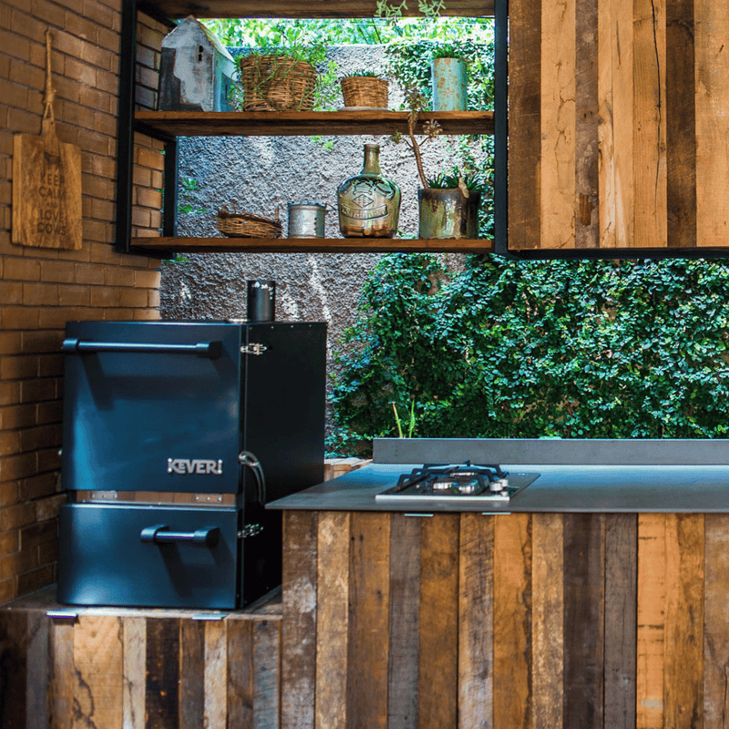 Keveri H1 Multipurpose Stainless Steel Charcoal Grill