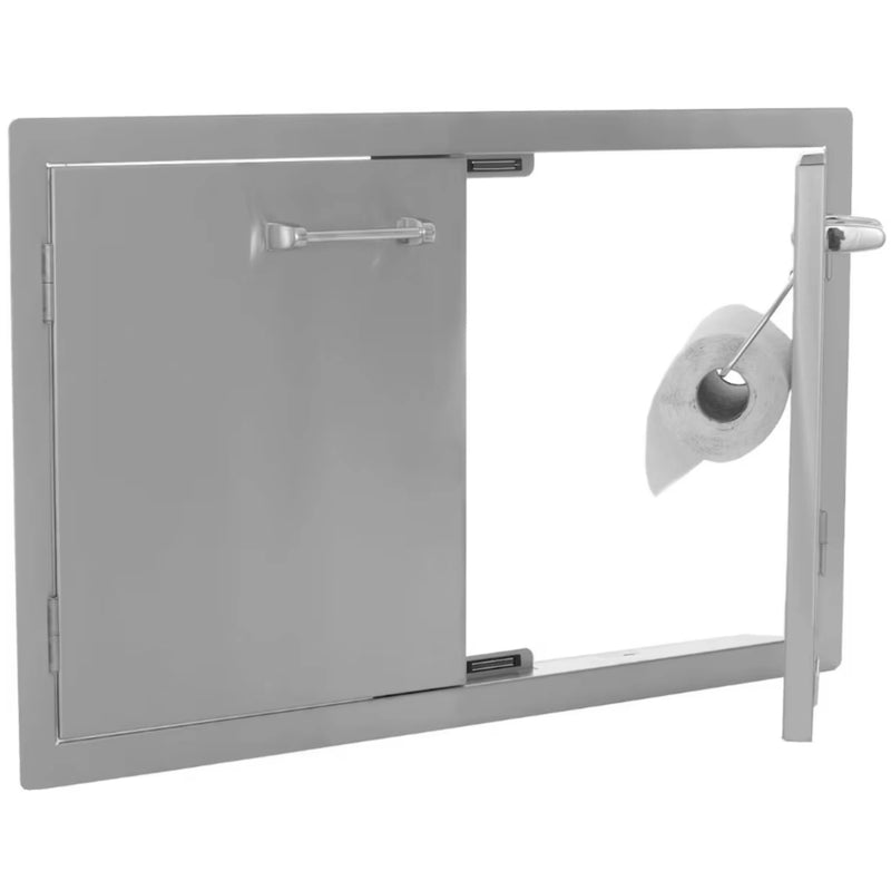 Double Door w/ Towel Rack 33" x 22"