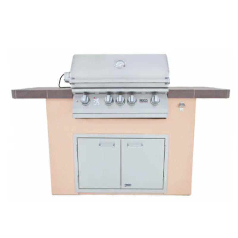 Lion Premium Grills Superior Q 27 1/4" x 72" in Stucco