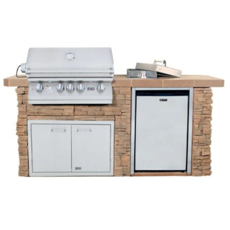 Lion Premium Grills Sensational Q 27 1/4" x 84 1/2" in Rock or Brick