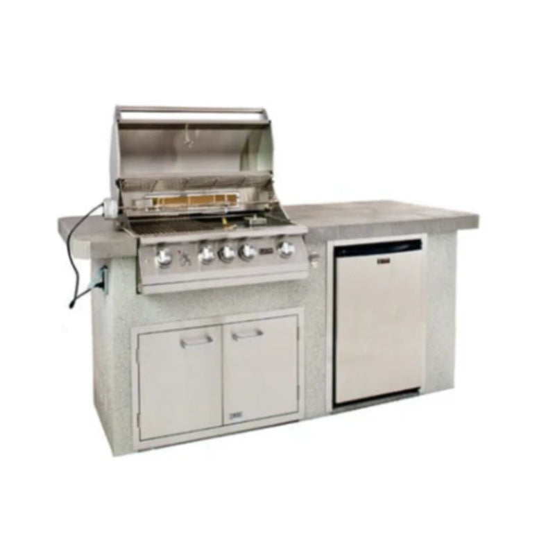 Lion Premium Grills Advanced Q 36 3/4" x 84 1/2" in Rock or Brick