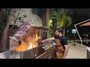 Tagwood BBQ08SS Argentine Santa Maria Wood Fire & Charcoal Gaucho Grill | GW STORE