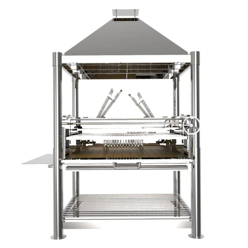 Tagwood BBQ22SS Argentine Wood Fire & Charcoal Freestanding Grill - "The Larger Beast" | GW STORE