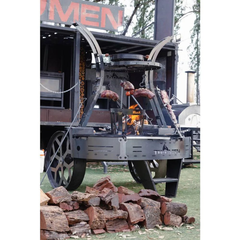 Tromen Hummer Firepit Open Fire Argentine Mega Grill with Oven | GW STORE