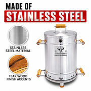 Medium Roasting Barrel 7–9 kg (15–20 lb) – INOX Line | GW STORE