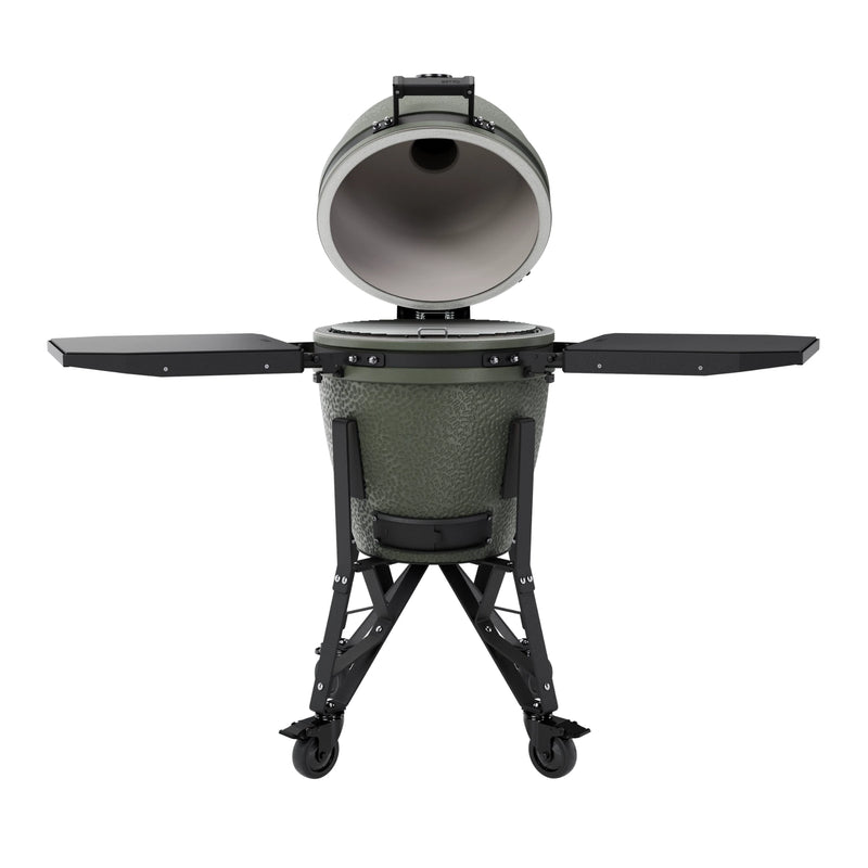 BSTRD Core Medium Complete Alpine Green Freestanding Kamado Charcoal Grill | GW STORE