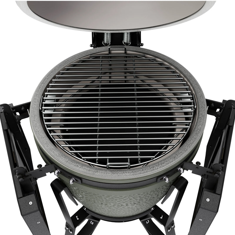 BSTRD Core Medium Complete Alpine Green Freestanding Kamado Charcoal Grill | GW STORE