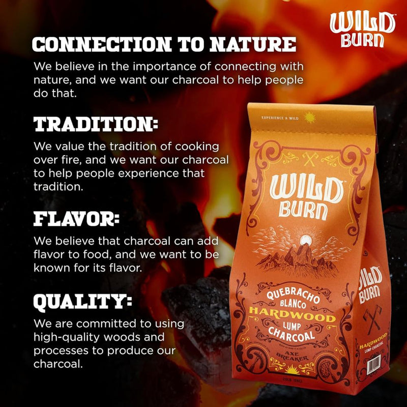 WildBurn Premium Hardwood Lump Charcoal