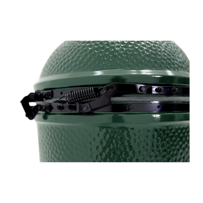 Big Green Egg Large Charcoal Grill in Modular Nest with Expansion & 3 Acacia Inserts Package