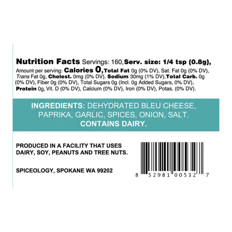 Spiceology - Black & Bleu - Cajun Blue Cheese Rub