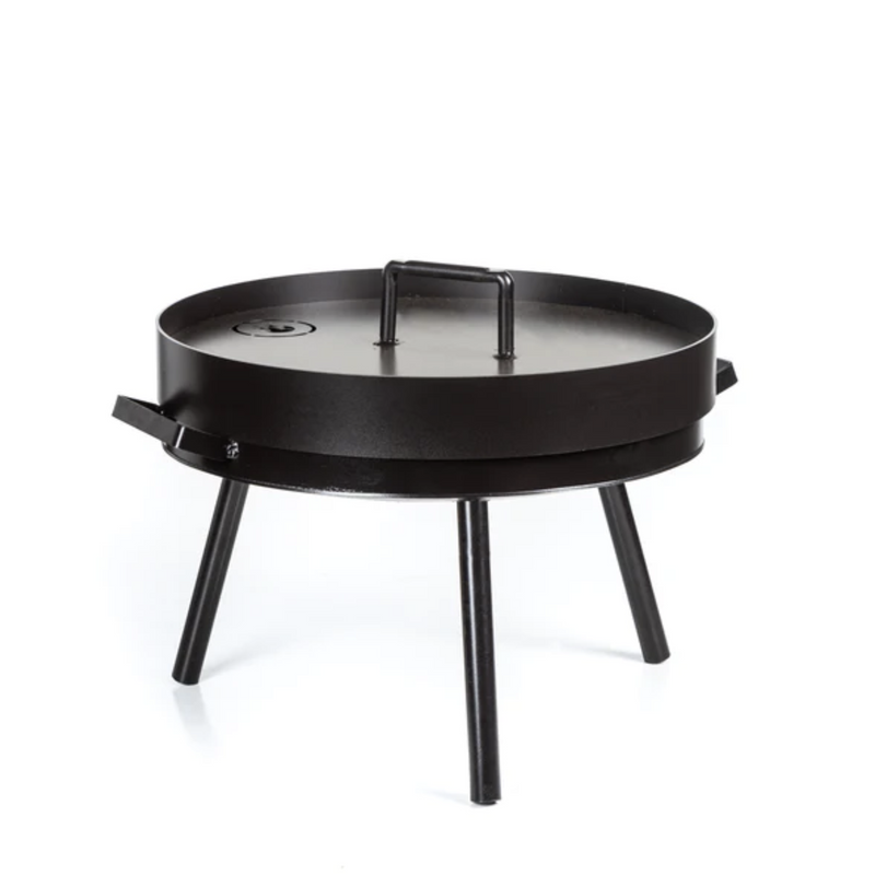 Fogues TX 20 Inch Griddle Disc with legs and lid