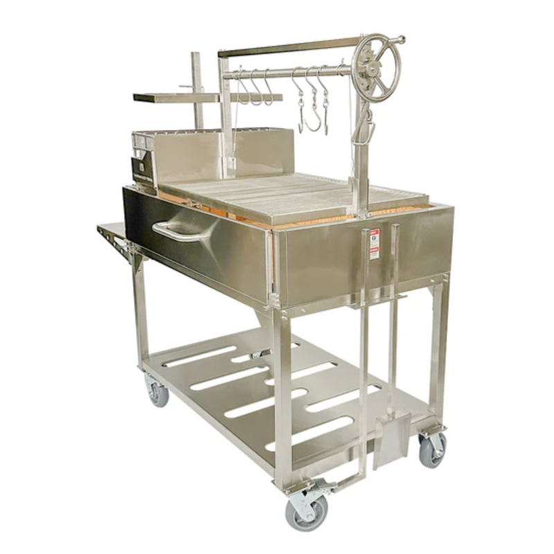 Tagwood BBQ23SS Argentine Wood Fire & Charcoal Freestanding Grill