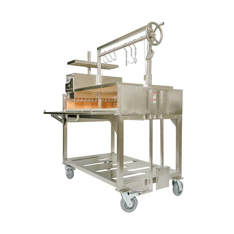 Tagwood BBQ23SS Argentine Wood Fire & Charcoal Freestanding Grill