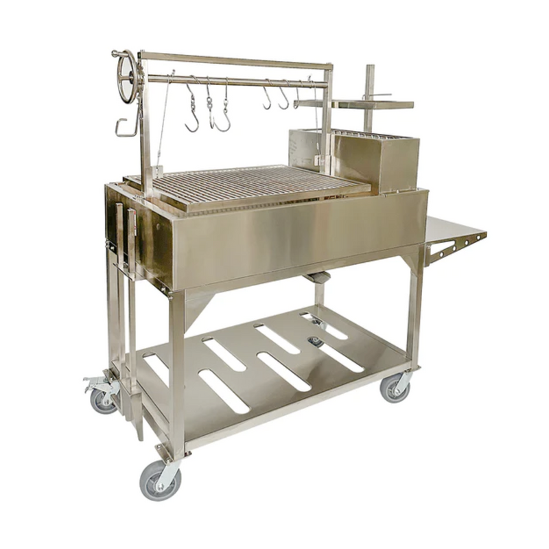 Tagwood BBQ23SS Argentine Wood Fire & Charcoal Freestanding Grill