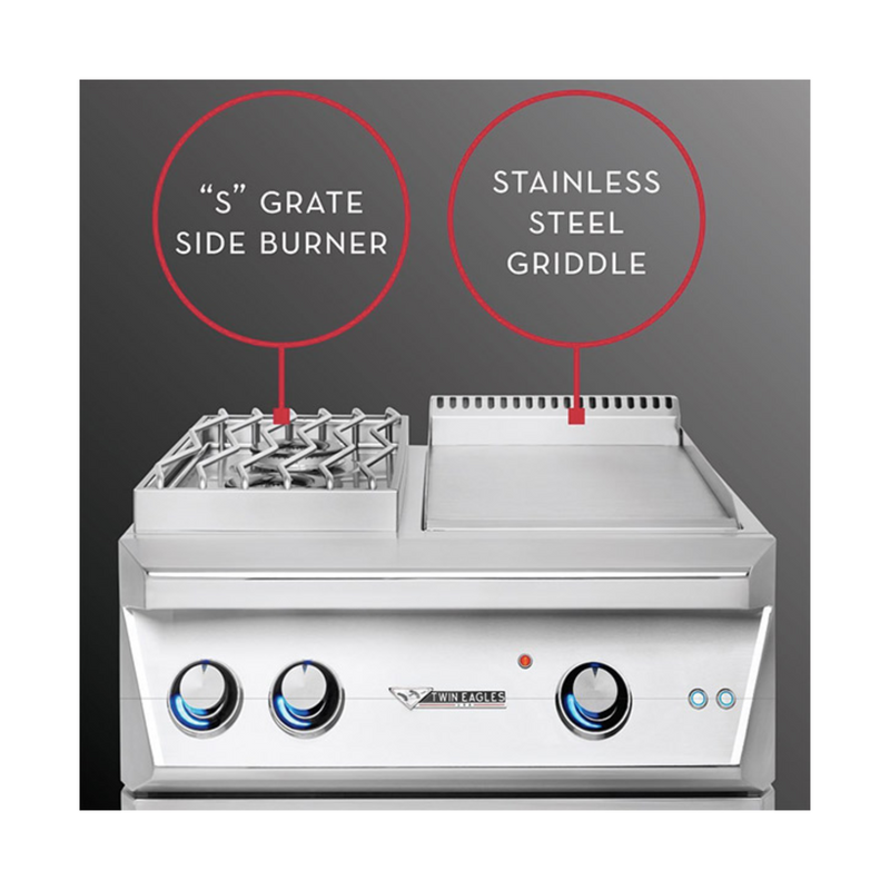 Twin Eagles 30" Breakfast Club Gas Burner W/ Griddle