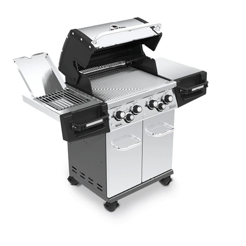 Broil King Regal™ S490 Pro freestanding Gas Grill witth Rotisserie & Infrared Side Burner
