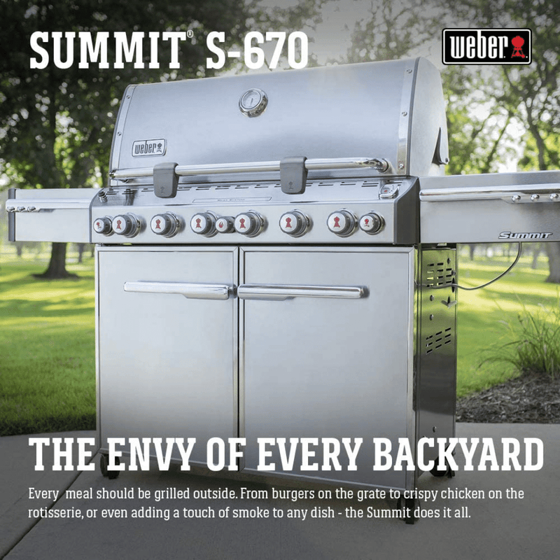Weber Summit® S-670 Gas Grill (Liquid Propane)
