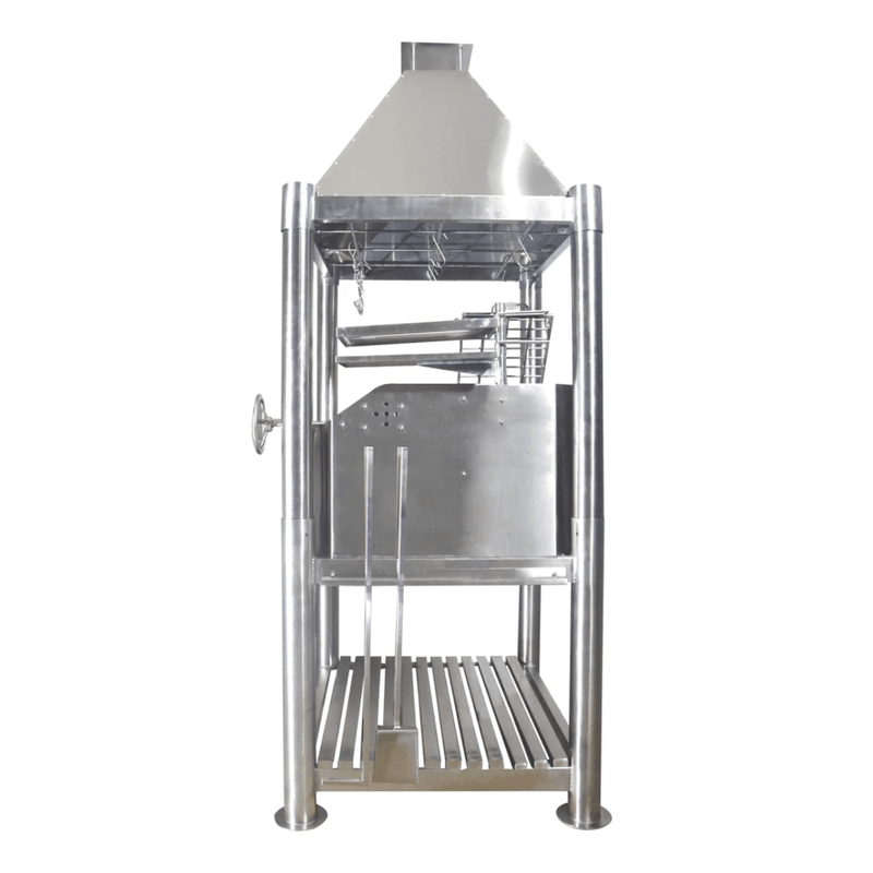 Tagwood BBQ02SS Premium Freestanding Santa Maria Argentine Grill Stainless Steel - "The Beast"