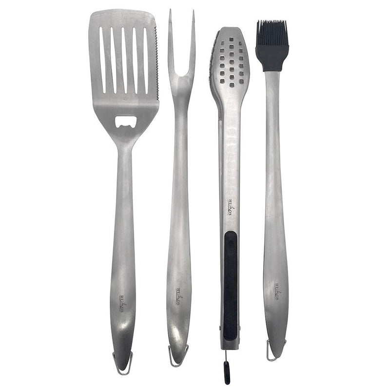 Humos Premium BBQ Tool Set 4 Pcs Stainless Steel