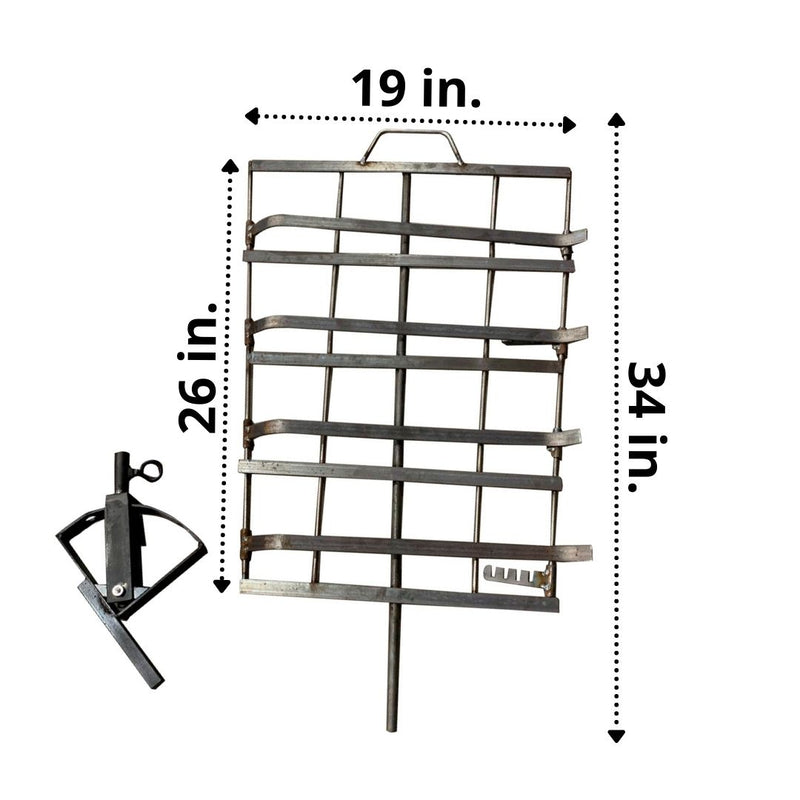BBQ CROSS FOR OPEN FIRE GRILL