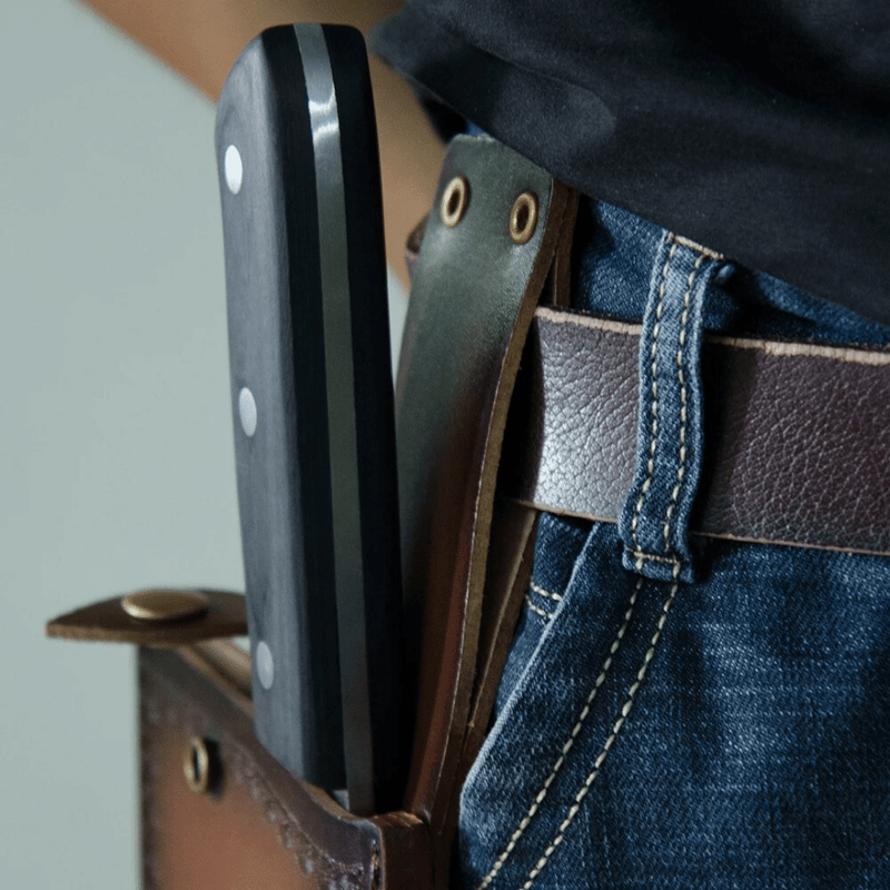 HANDCRAFTED BUTCHER KNIFE FULL TANG HANDLE FORGED HIGH-CARBON