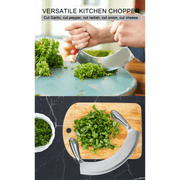 8.5'' STAINLESS STEEL MEZZALUNA KNIFE PIZZA CUTTER GW STORE