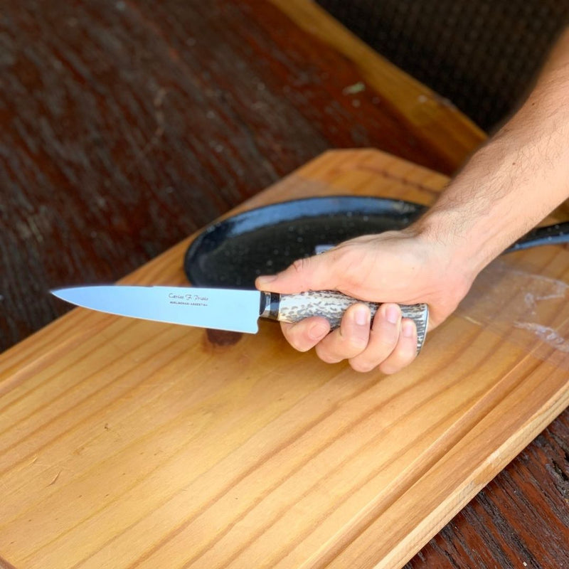 Handcrafted Knife - Creole Deer Antler Handle 6'' - Prieto