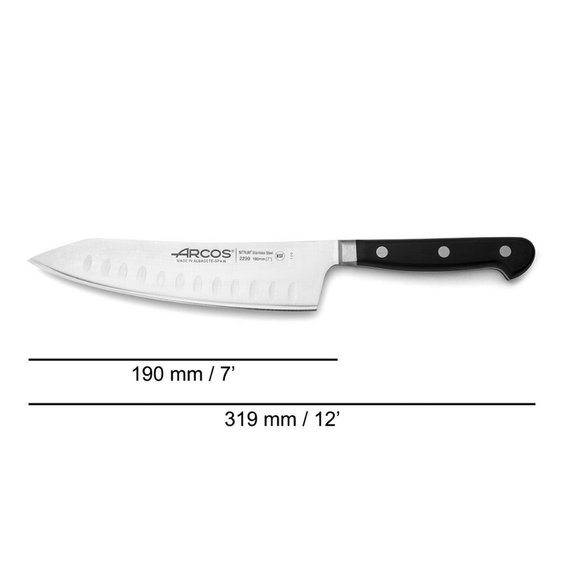 Arcos Opera Series 7" Rocking Santoku Knife